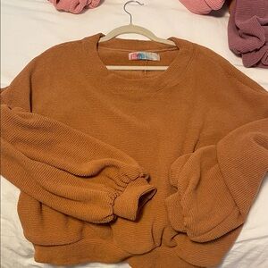 Cozy Orange Sweater